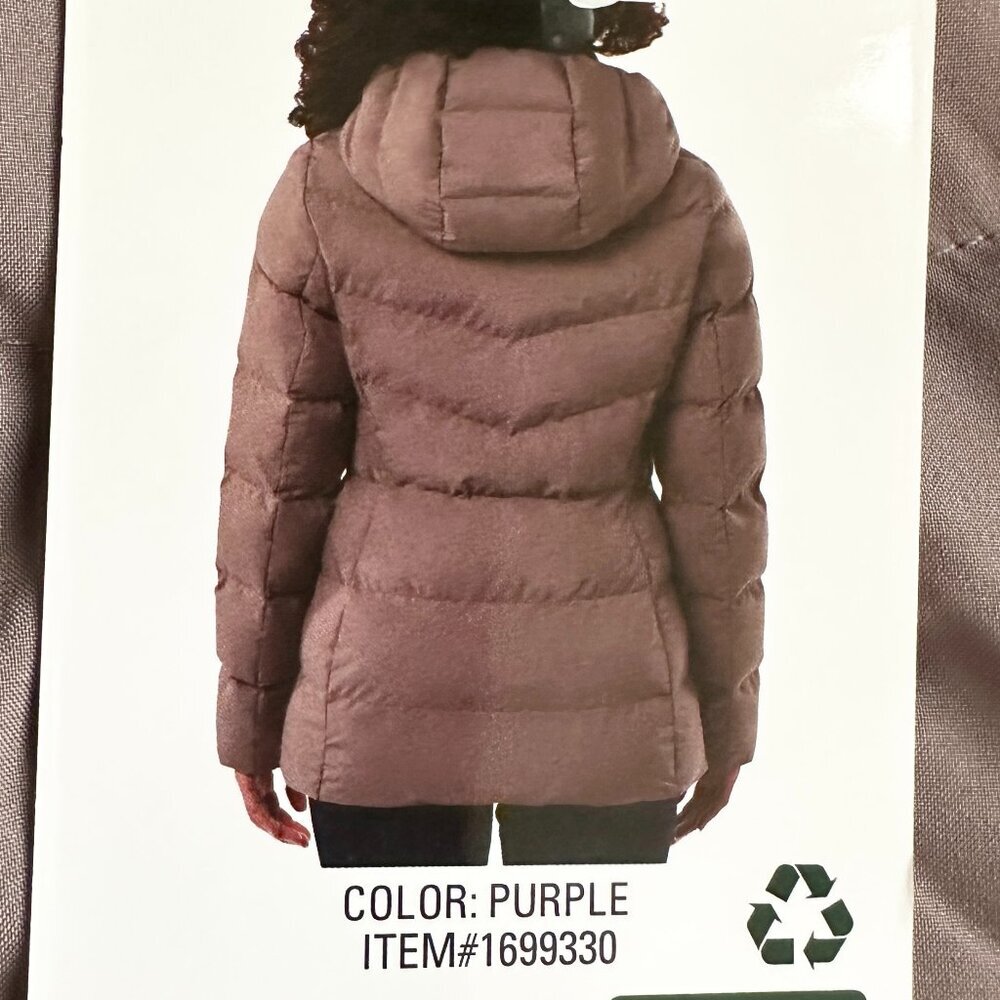 32 Degrees Women's Puffer Tech Jacket Size XL Lightweight Water Resistant (NEW) - Picture 15 of 16